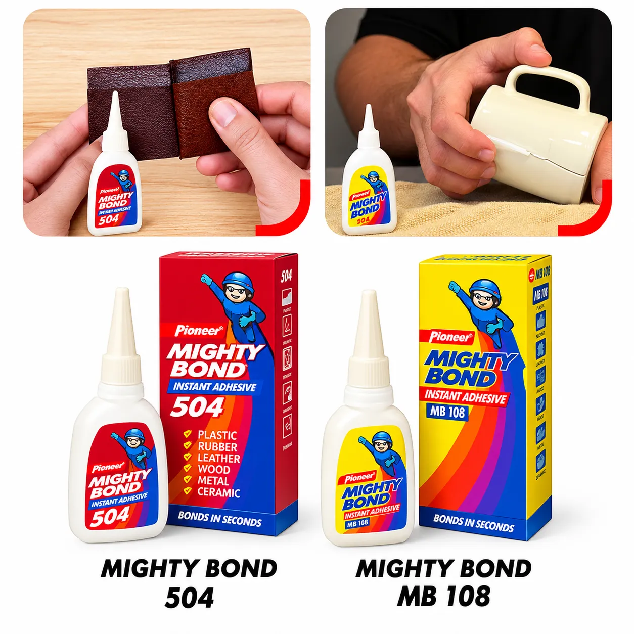 Pioneer Mighty Bond Instant Adhesive
