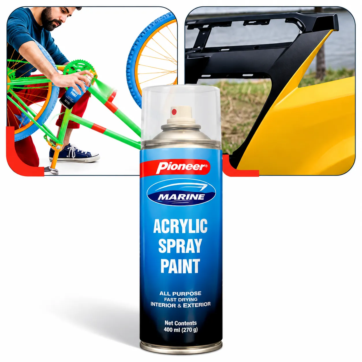 Pioneer Marine Acrylic Spray Paint – 400 ml
