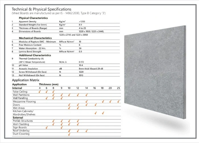Vnext Autoclaved Cement Board – Durable & Lightweight Construction Board - Image 4