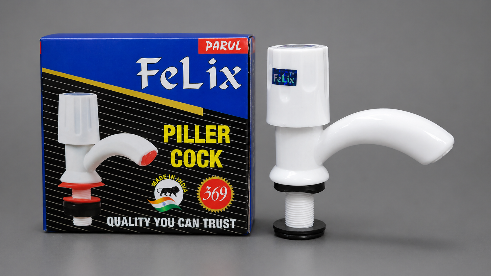 Felix Parul Pillar Cock Tap – Premium Plastic Wash Basin Faucet - Image 3